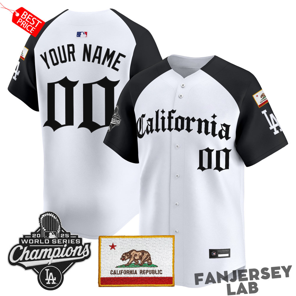 Los Angeles Dodgers “California Gothic Edition” Custom Baseball Jersey Los Angeles Dodgers “California Gothic Edition” Custom Baseball Jersey