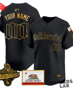 Los Angeles Dodgers California Gothic Edition Custom Baseball Jersey 3.jpg