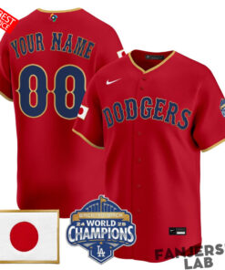 Los Angeles Dodgers “Japan Design” Custom Baseball Jersey