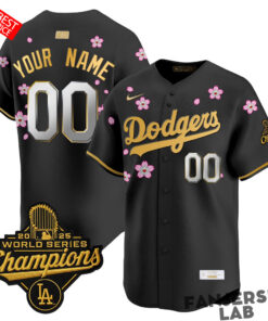 Los Angeles Dodgers “Tokyo Series x Gold Collection” Custom Baseball Jersey Los Angeles Dodgers “Tokyo Series x Gold Collection” Custom Baseball Jersey