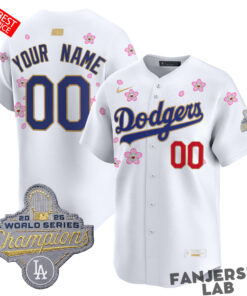 Los Angeles Dodgers Tokyo Series x Gold Collection Custom Baseball Jersey 3.jpg