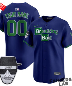 Los Angeles Dodgers x Breaking Bad Walter White Baseball Jersey