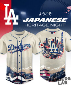 Los Angeles Dodgers x Japanese Heritage Night in LA 2026 Baseball Jersey