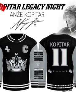 Los Angeles Kings Anže Kopitar #11 Legacy Night Hockey Jersey
