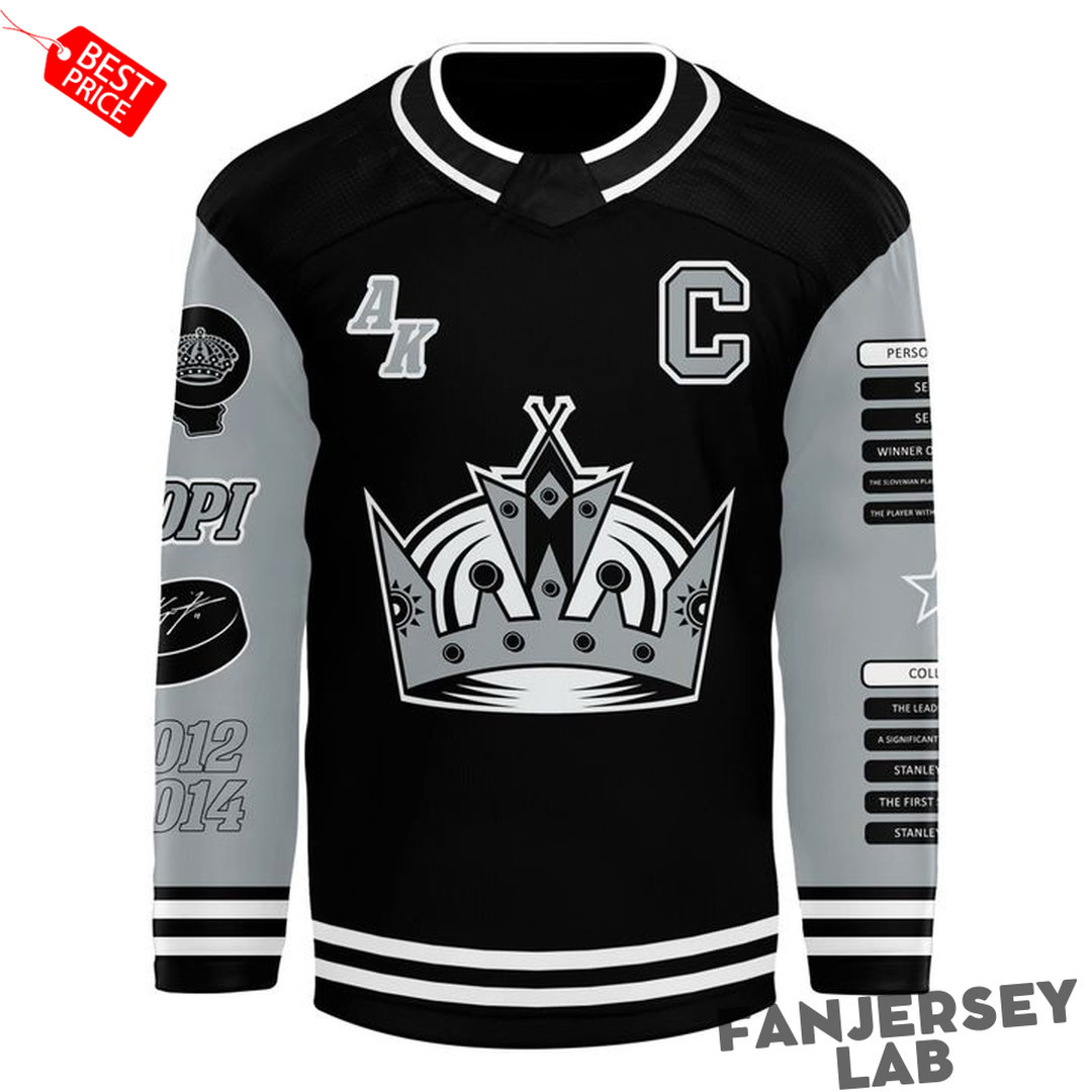 Los Angeles Kings Anže Kopitar #11 Legacy Night Hockey Jersey Los Angeles Kings Anže Kopitar #11 Legacy Night Hockey Jersey