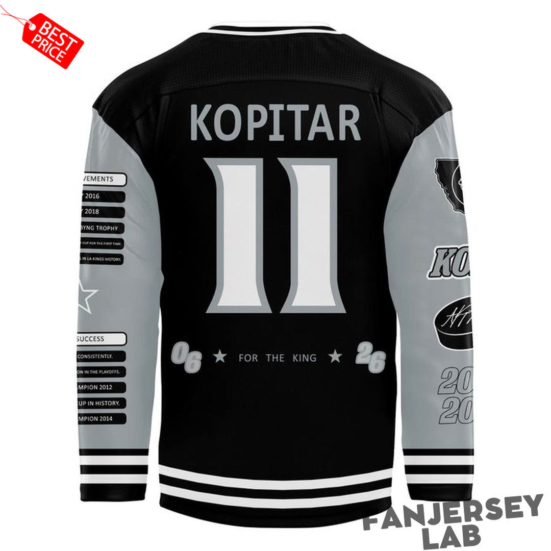Los Angeles Kings Anže Kopitar #11 Legacy Night Hockey Jersey Los Angeles Kings Anže Kopitar #11 Legacy Night Hockey Jersey