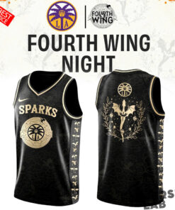 Los Angeles Sparks Fourth Wing Night Special Edition Basketball Jersey