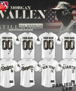 MLB All Teams x Morgan Wallen Still Problem Tour Custom Baseball Jersey