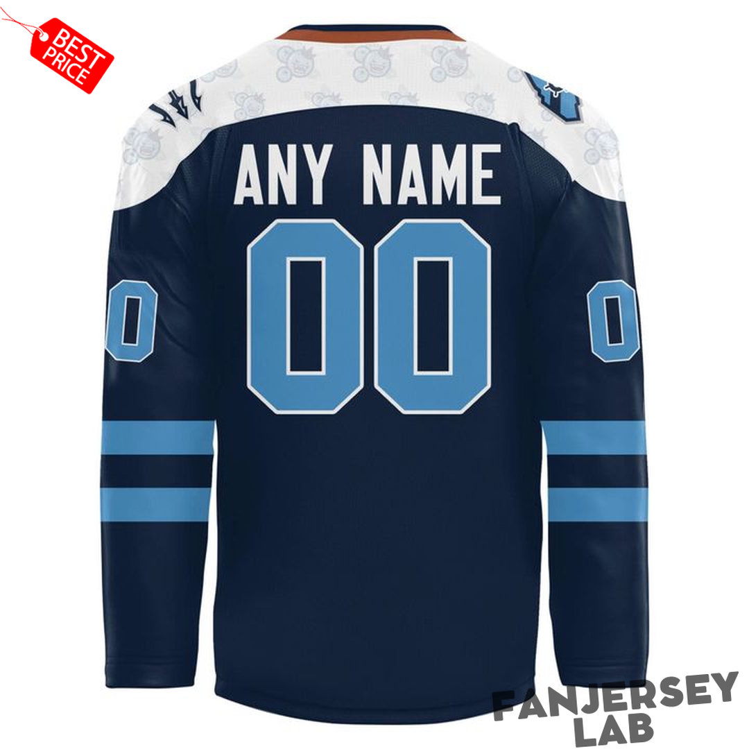 Maine Mariners 2026 Wild Blueberries Custom Hockey Jersey Maine Mariners 2026 Wild Blueberries Custom Hockey Jersey