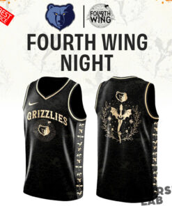 Memphis Grizzlies Fourth Wing Night Custom Basketball Jersey