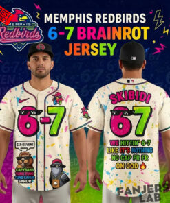 Memphis Redbirds Legendary Brainrot 2026 Custom Baseball Jersey