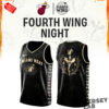 Miami Heat Fourth Wing Night Custom Basketball Jersey
