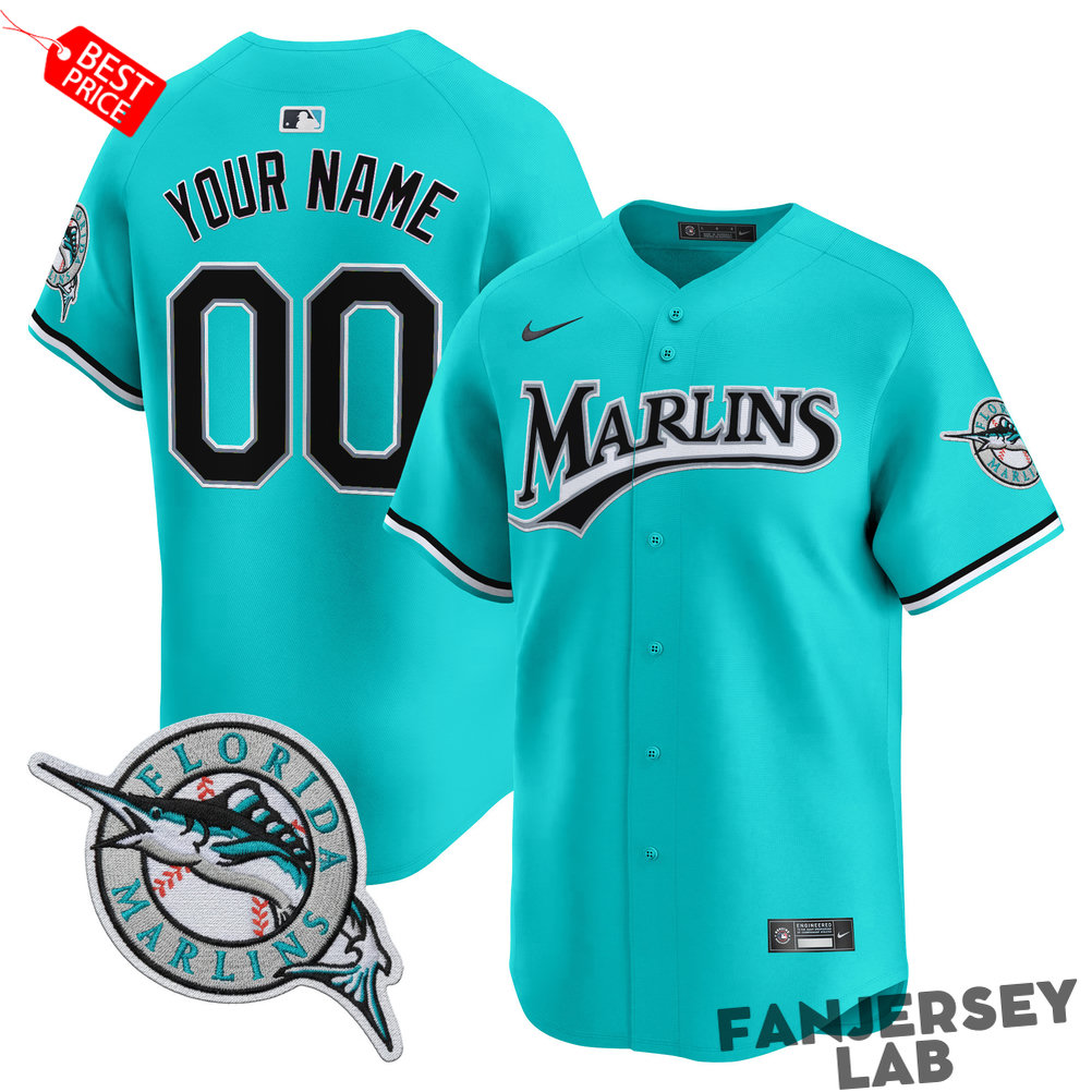 Miami Marlins 2026 “Florida Marlins” Custom Baseball Jersey Miami Marlins 2026 “Florida Marlins” Custom Baseball Jersey