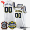 Michigan Wolverines 2026 NCAA Basketball Champions Custom Basketball Jersey