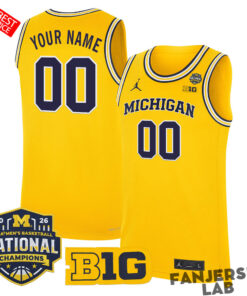 Michigan Wolverines 2026 National Champions Basketball Custom Jersey 1.jpg