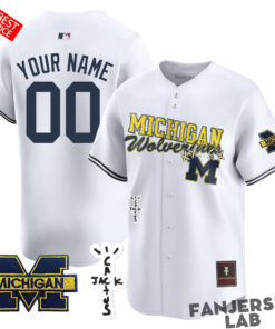 Michigan Wolverines Cactus Jack Custom Baseball Jersey 4.jpg