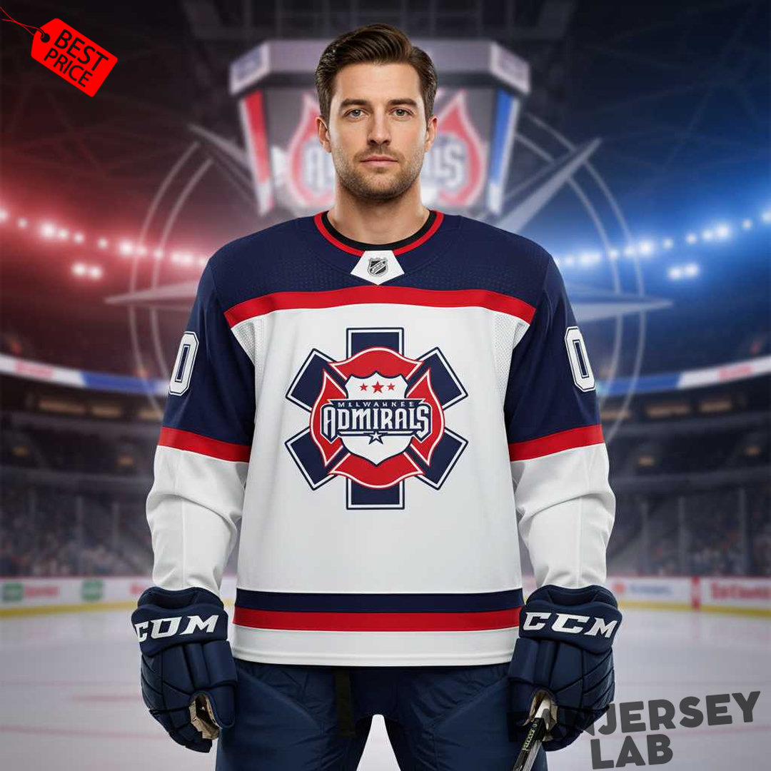 Milwaukee Admirals First Responders 2026 Night Custom Hockey Jersey Milwaukee Admirals First Responders 2026 Night Custom Hockey Jersey