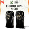 Milwaukee Bucks Fourth Wing Night Custom Basketball Jersey