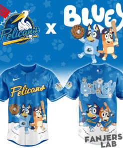 Myrtle Beach Pelicans x Bluey Night Game Special Baseball Jersey 2.jpg