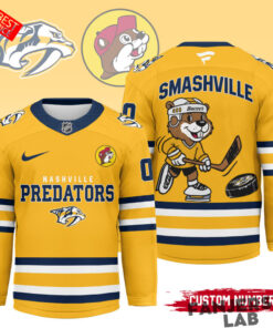 Nashville Predators x Buc-ee’s Premium Personalized Hockey Jersey