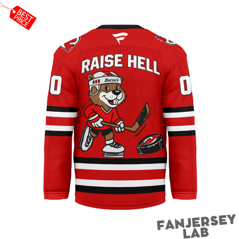 New Jersey Devils x Buc-ee's Premium Personalized Hockey Jersey New Jersey Devils x Buc-ee's Premium Personalized Hockey Jersey