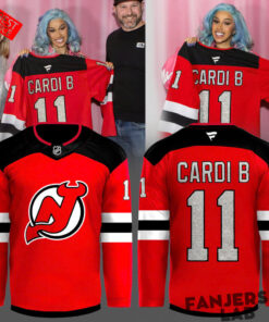 New Jersey Devils x Cardi B 2026 Special Hockey Jersey