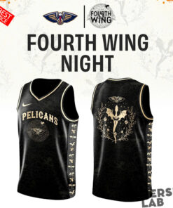 New Orleans Pelicans Fourth Wing Night Custom Basketball Jersey