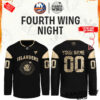 Carolina Hurricanes Fourth Wing Night Custom Hockey Jersey