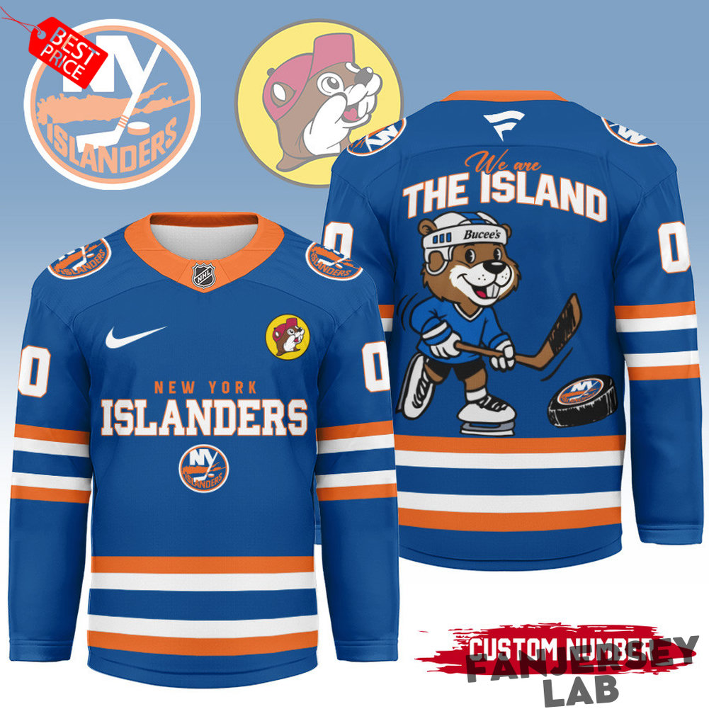 New York Islanders x Buc-ee's Premium Personalized Hockey Jersey New York Islanders x Buc-ee's Premium Personalized Hockey Jersey