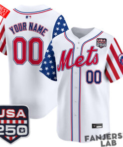 New York Mets “America250 Edition” Custom Baseball Jersey New York Mets “America250 Edition” Custom Baseball Jersey