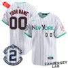 New York Yankees Jackie Robinson Day Gothic Custom Baseball Jersey
