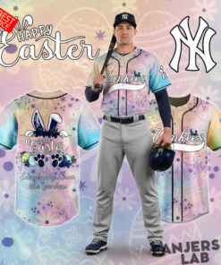 New York Yankees Happy Easters Day 2026 Baseball Jersey