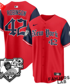 New York Yankees Jackie Robinson Day Gothic Custom Baseball Jersey