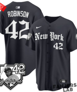 New York Yankees Jackie Robinson Day Gothic Custom Baseball Jersey 4.jpg