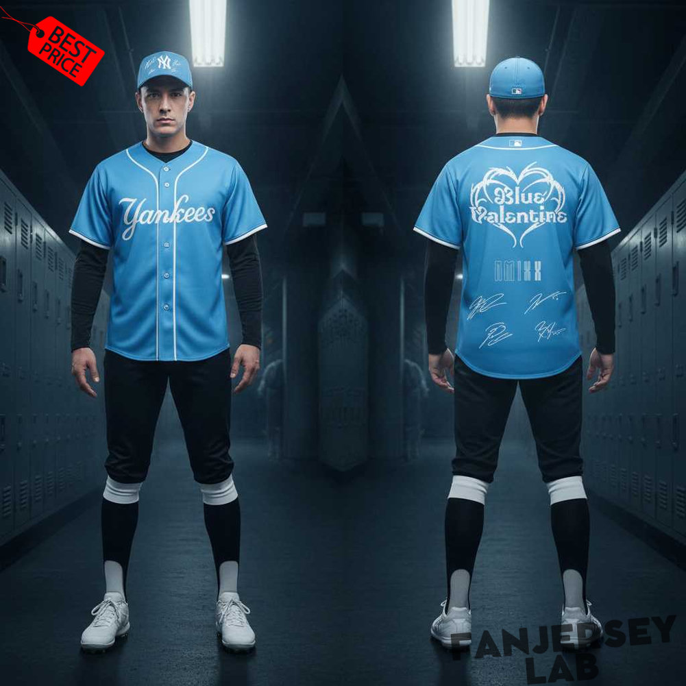 New York Yankees Nmi Blue Valentine Album 1st World Tour 2026 Baseball Jersey New York Yankees Nmi Blue Valentine Album 1st World Tour 2026 Baseball Jersey