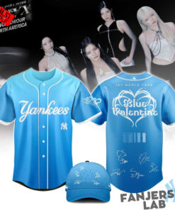 New York Yankees Nmi Blue Valentine Album 1st World Tour 2026 Baseball Jersey
