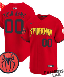 New York Yankees Spider Man Baseball Jersey 1.jpg
