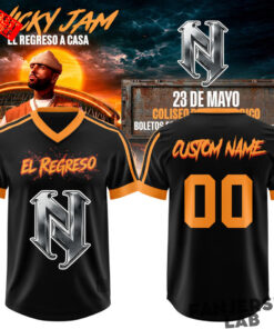 Nicky Jam El Regreso a Casa Concert 2026 Custom Fooball Jersey