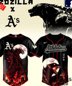 Oakland Athletics Godzilla Minus Zero Baseball Jersey