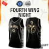 Oklahoma City Thunder Fourth Wing Night Custom Basketball Jersey