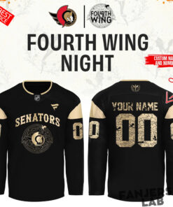 Ottawa Senators Fourth Wing Night Custom Hockey Jersey