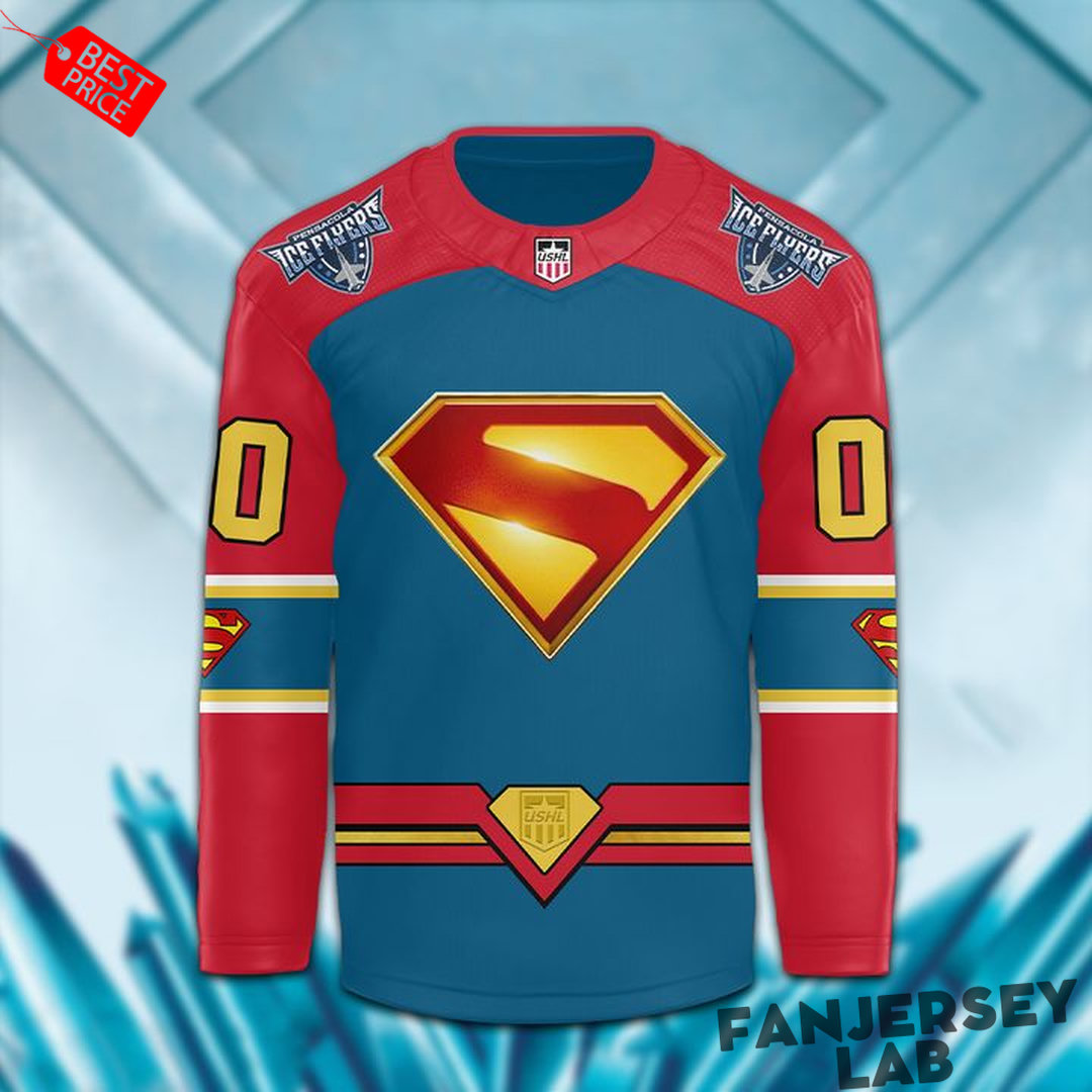 Pensacola Ice Flyers x Super Hero Night Hockey Jersey Pensacola Ice Flyers x Super Hero Night Hockey Jersey