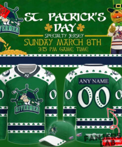 Peoria Rivermen 2026 St. Patty’s Day Celebration Custom Hockey Jersey