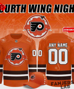 Philadelphia Flyers 2026 Fourth Wing Night Custom Hockey Jersey