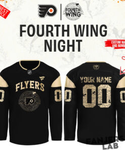 Philadelphia Flyers Fourth Wing Night Custom Hockey Jersey