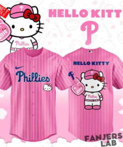 Philadelphia Phillies Hello Kitty Pink Night 2026 Baseball Jersey
