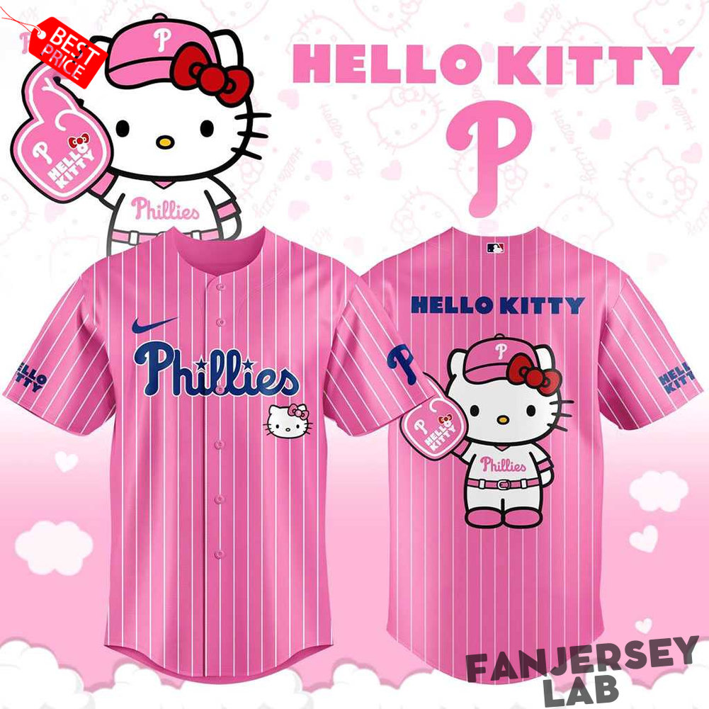 Philadelphia Phillies Hello Kitty Pink Night 2026 Baseball Jersey Philadelphia Phillies Hello Kitty Pink Night 2026 Baseball Jersey
