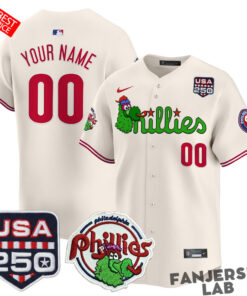 Philadelphia Phillies Phanatic 250America Custom Baseball Jersey 3.jpg
