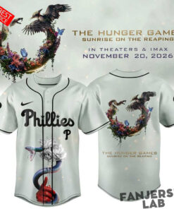 Philadelphia Phillies The Hunger Games Sunrise on the Reaping 2026 Baseball Jersey