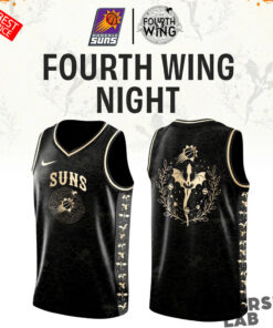 Phoenix Suns Fourth Wing Night Custom Basketball Jersey